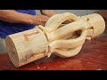 The Carpenter Very Skilled Woodworking Skills // Amazing Tea Table Design That You Should Not Miss