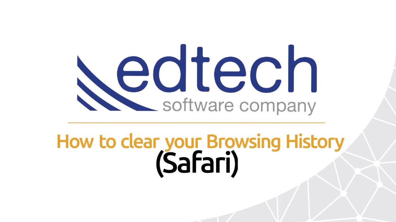 How to clear your Browsing History Safari - YouTube