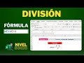 Cómo hacer DIVISIONES en Excel paso a paso