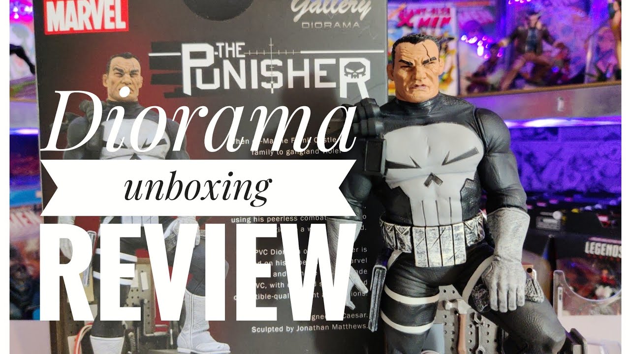 The Punisher Diorama unboxing review #thepunisher