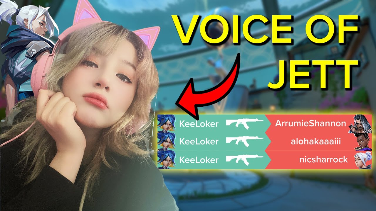 I Played Valorant Against The REAL Jett Voice Actress...Her Team Got MAD