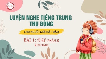 Luyện nghe tiếng trung thụ động cho người mới bắt đầu | Bài 1 | XIN CHÀO - 你好 (Nǐ hǎo) EP2