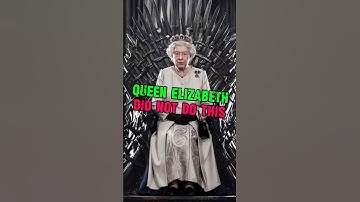 British monarchs do not sit on any throne other than their own 👑