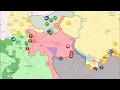 Collapse of ISIS in Northwest Syria (Map Timelapse)