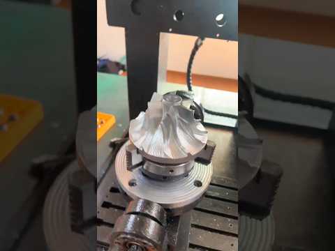 Do you want to own a mini 5axis CNC machine?#cnc #cncmachining #cncmachine #5axis #diy #design #fyp