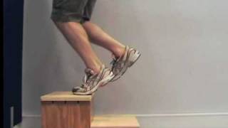 Eccentric calf muscle exercises for Achilles tendinopathy Part 4.m4v