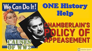 GCSE History Revision: Causes of WW2 - Appeasement #onehh