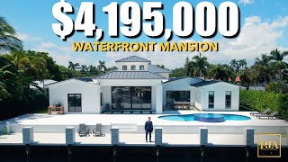 Inside a $4,195,000 WATERFRONT MANSION FLORIDA | Luxury Home Tour | Peter J Ancona