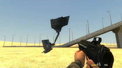 Ceiling Turret NPC Test GMOD - Half-Life 2 Beta (2022)