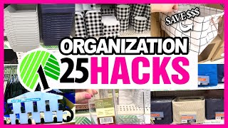 *25* BEST $1 Dollar Store ORGANIZATION HACKS for your HOME in 2024!