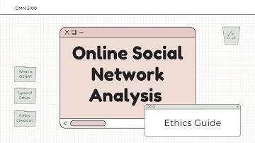 CMN 5100: Online Social Network Analysis Ethics Guide