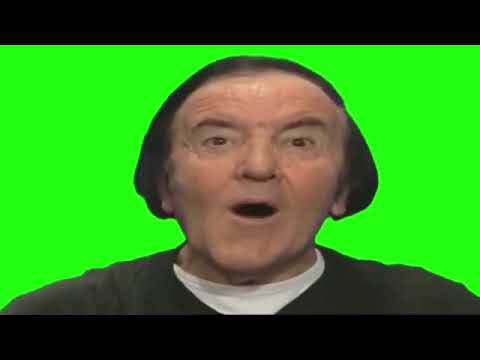 Funny old Man WOW Reaction For Meme and Gaming Green Screen Video ...