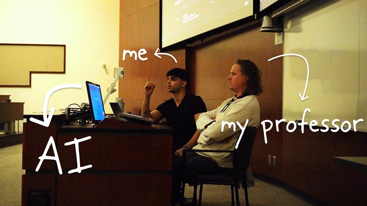 I teach my professor how to make his first app and $ online with AI ...