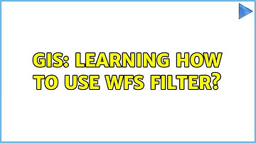 GIS: Learning how to use WFS Filter?