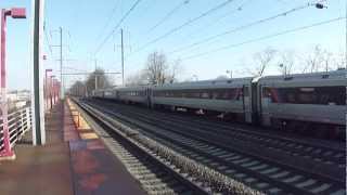 NJT Rail Bombardier ALP-46 #4623 departing Elizabeth [North Jersey Coast Line Train]