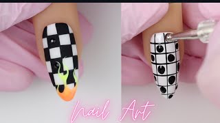 Checkered Nails 💅🏼✨ Nail Art