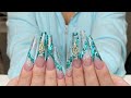 Acrylic Nails Tutorial | Encapsulated Glitter Design