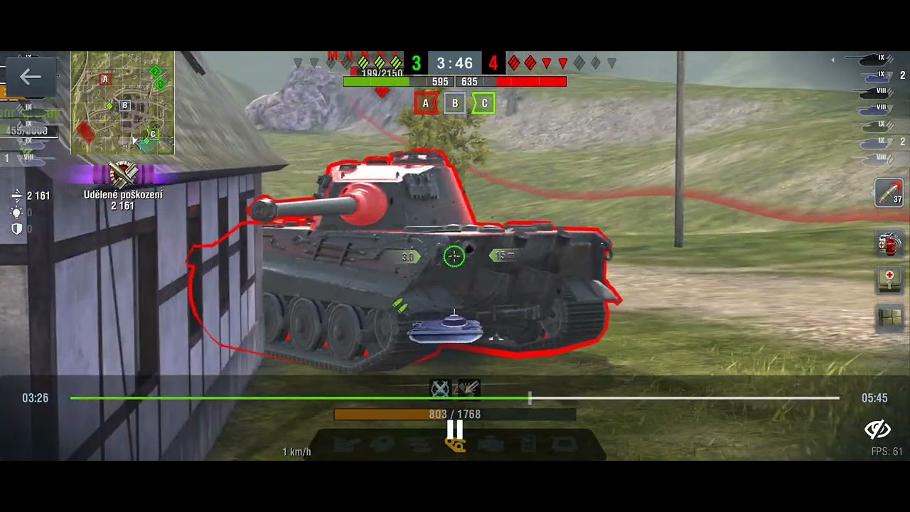 Dnešní bitva s AMX 50 100 5,3K DAMAGE