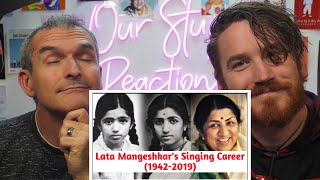 Lata Mangeshkar's Singing Career (1942-2019) | REACTION!!