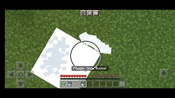 Slime block and snow bucket clutch