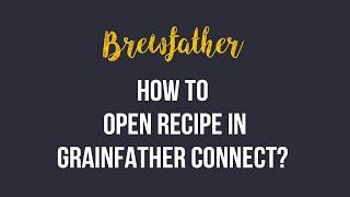 Export recipe from Brewfather to Grainfather Connect (by ØLTID) screenshot 4