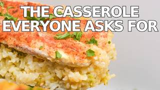 One Dish Comfort Food - Cheesy Chicken Broccoli and Rice Casserole