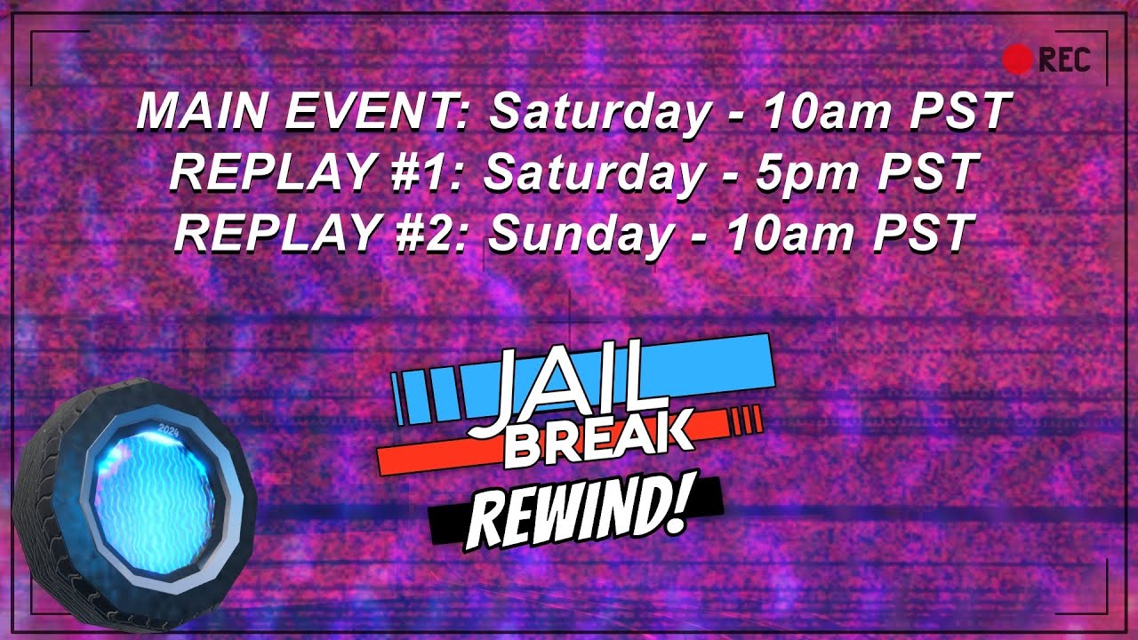 Roblox Jailbreak 7th Anniversary Live Event Replay