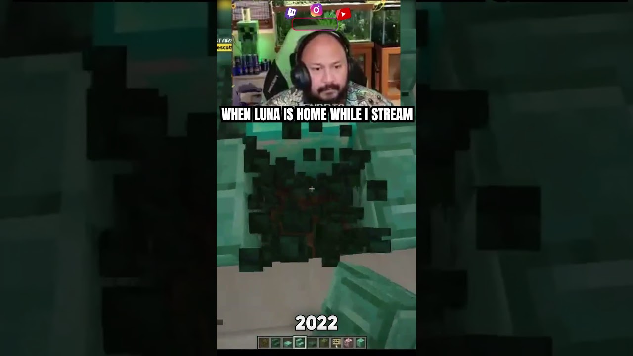 My wife loves entertaining in the background #clips #shorts #reels #minecraft #minecraftmemes