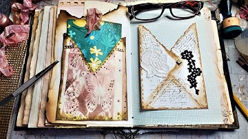 Junk Journal How to Make an Envelope Pocket! Easy and Fun Step By Step Tutorial The Paper Outpost :)