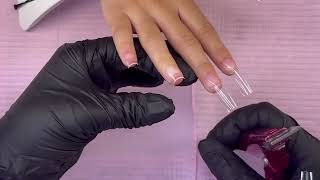 lets do Rosie's Nails| cute spring bunny gel x set| gel x application nail art tutorial