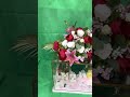 صندوق ملكة عروس مع ورد صناعي شئ فخامه 