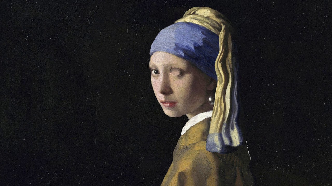 Girl with a Pearl Earring Funny Animation