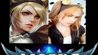 Mobile Legend Inspired Makeup Look LAYLA || Hero Layla || All About TALA screenshot 5