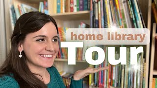 Kid Book Organization | Home Library Tour | Homeschool Library | Organizing Kid Books | Book Storage