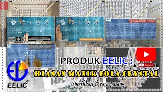 EELIC HBC-B22MM ISI 10 PCS HIASAN MANIK BOLA CRYSTAL BERKUALITAS TINGGI MANIK BOLA KRISTAL YANG COCOK UNTUK HIASAN PADA INTERIOR RUMAH