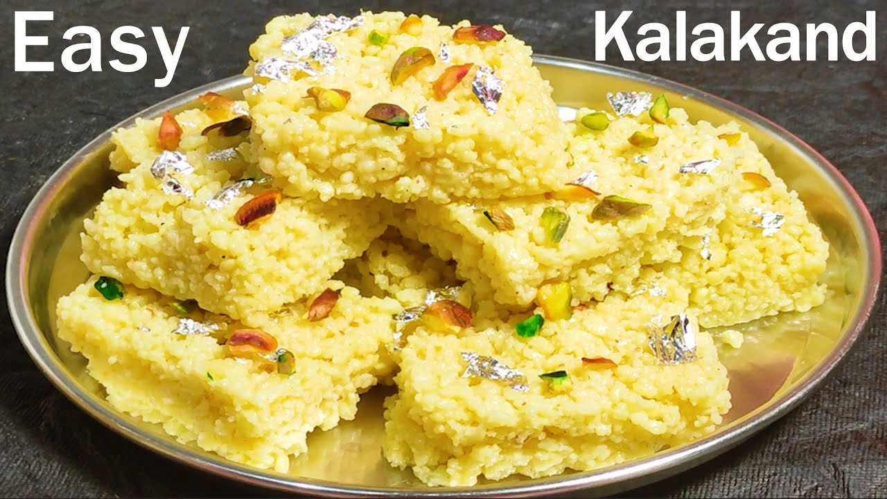 Dussehra Special Kalakand Recipe | Kalakand Recipe | Indian Festival Sweets 