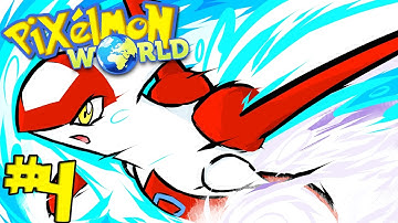 "SHINYS, MEGA EVOLUTIONS & LATIAS!" Pixelmon World |Ep.4| (Minecraft Pixelmon Modpack)