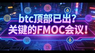 btc顶部已出?  关键的FMOC会议！
