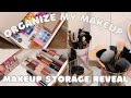 ORGANIZE MY MAKEUP WITH ME | MAKEUP ORGANIZATION 2024 | ASMR FEATURED ✨