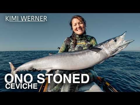 Kimi Werner spearfishes at her home in Hawaii and makes ceviche