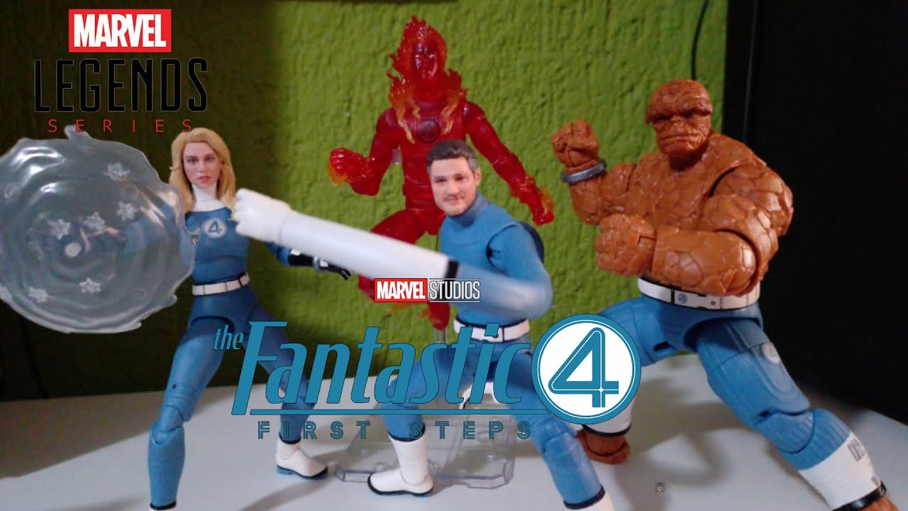 🔥 REVIEW COMPLETA de los 4 FANTÁSTICOS Marvel Legends | Fantastic Four: First Steps 🦸‍♂️🦸‍♀️