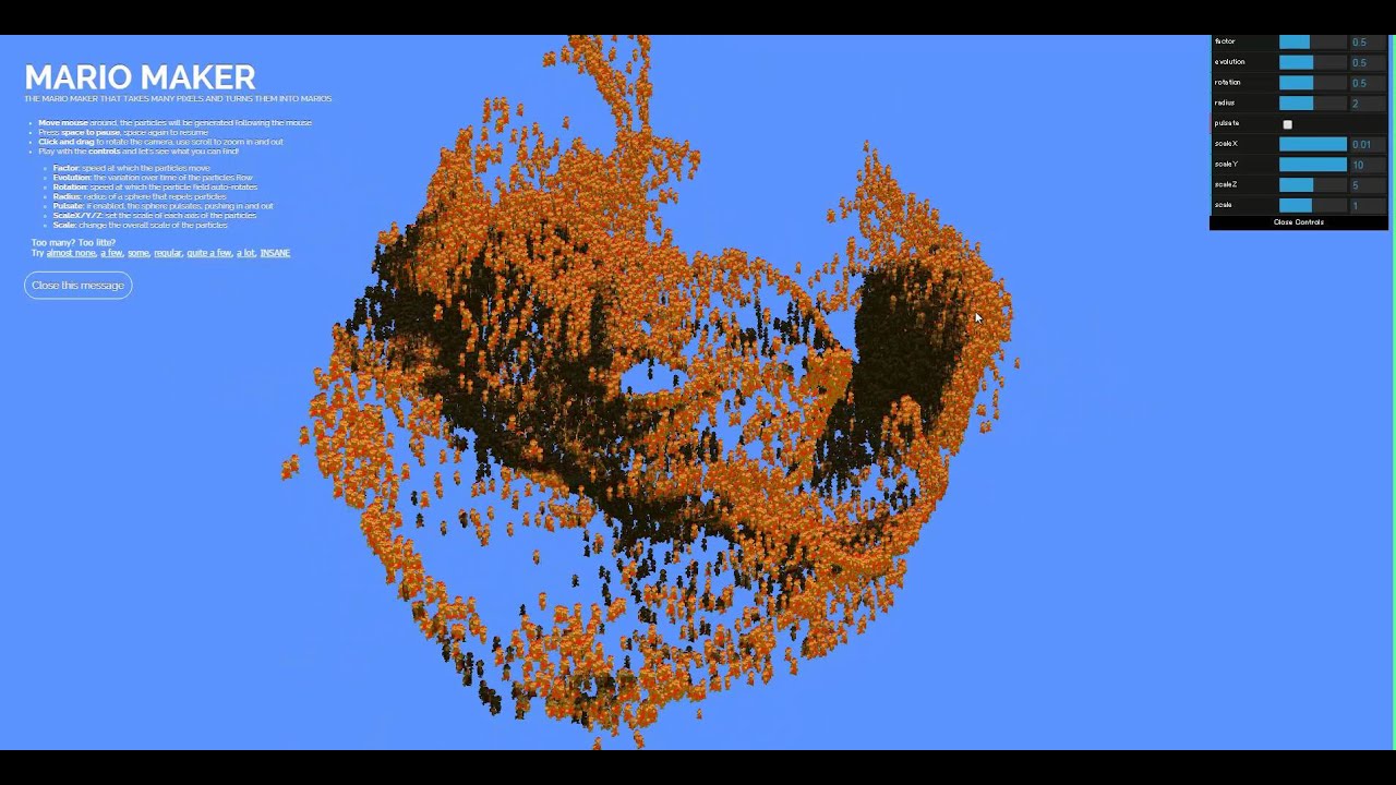 マリオが大量発生して画面を埋め尽くしマリオ地獄に陥る The Mario Maker Gigazine