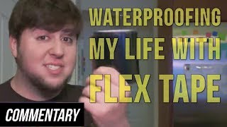 [Blind Reaction] Waterproofing My Life with Flex Tape - JonTron