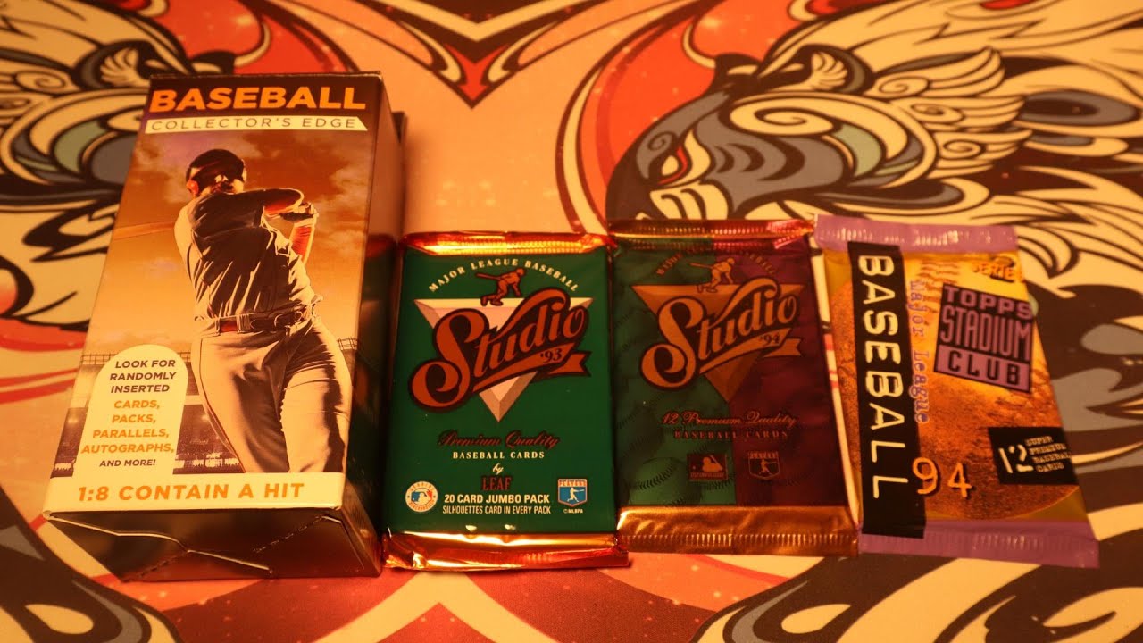 Fairfield Baseball Collector's Edge Box  Plus 3 Old Packs