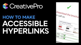 Designing for Web: How to Make Hyperlinks for Accessibility (Video Tutorial)