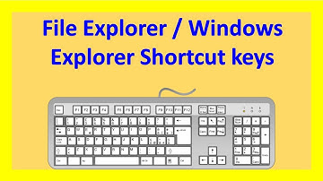 File Explorer Keyboard Shortcut Keys / Windows Explorer Shortcut keys #KeyboardShortcuts