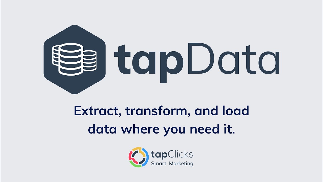 TapData Overview Video - YouTube