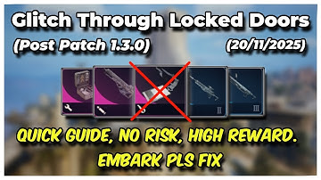 Solo Keycard Door Bypass Guide (PATCHED) | Arc Raiders