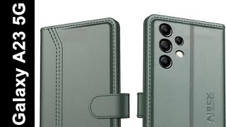 Flipcard Samsung Galaxy a23 5G Flip Cover for Samsung Galaxy A23 5G| Vegan PU Leather Foldable Stand