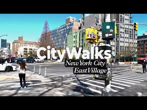 East Village NYC Walking Tour | New York City Streets in 4K